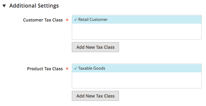 Steuerklasse des Kunden