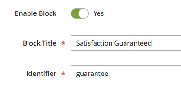nouveau bloc magento