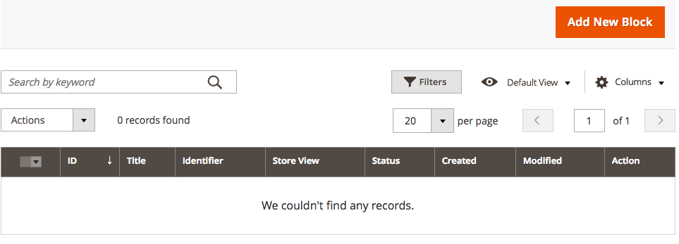 ajouter un nouveau bloc magento