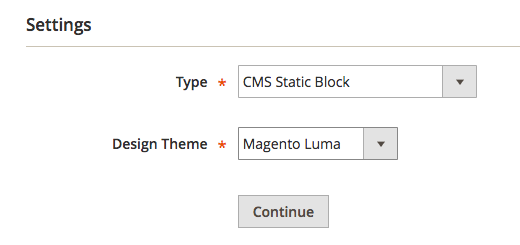 créer un bloc magent