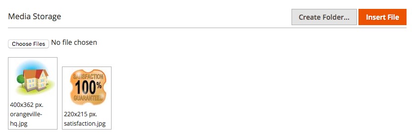 ajouter un bloc image magento