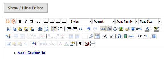 À propos d'Orangeville
