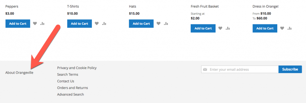 nouveau bloc magento visible