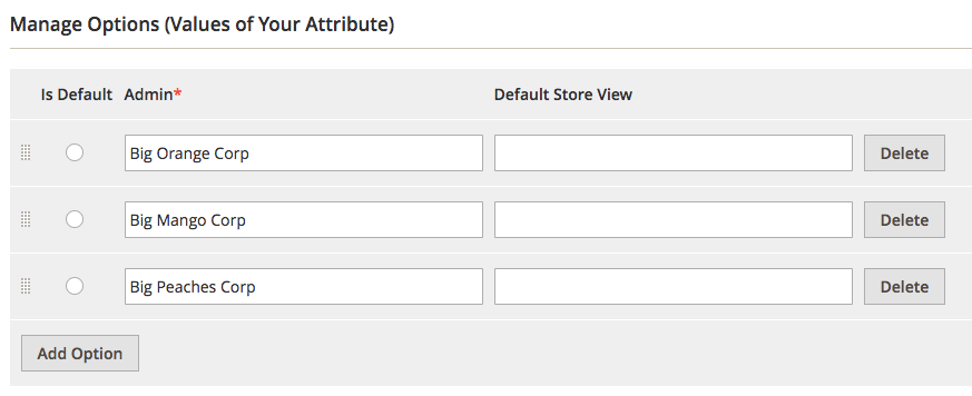 ตัวเลือกแอตทริบิวต์วีโอไอพี