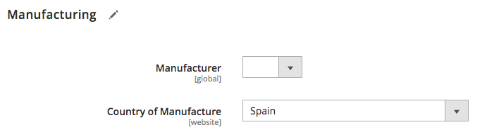 การตั้งค่าผู้ผลิต