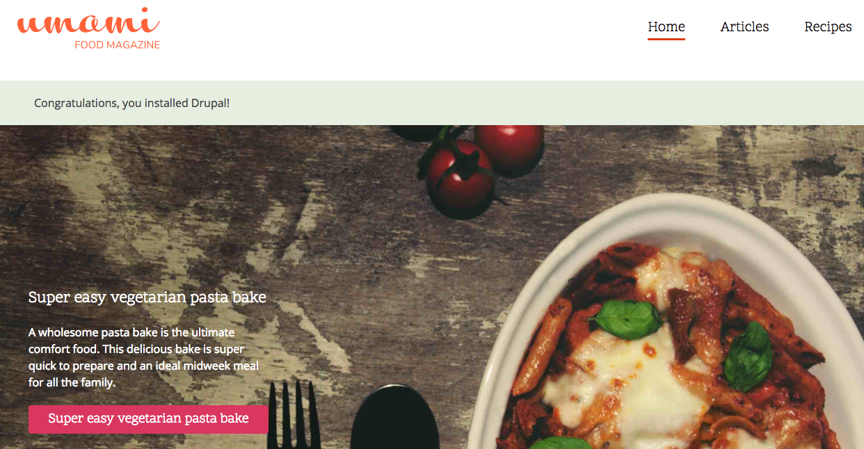 capture d'écran umami