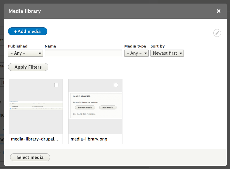 médiathèque avec images