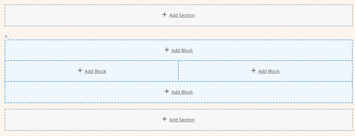 ajouter des sections dans Drupal 8.6
