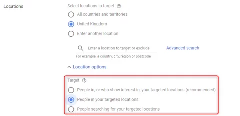ppc 체크리스트 위치 타겟팅