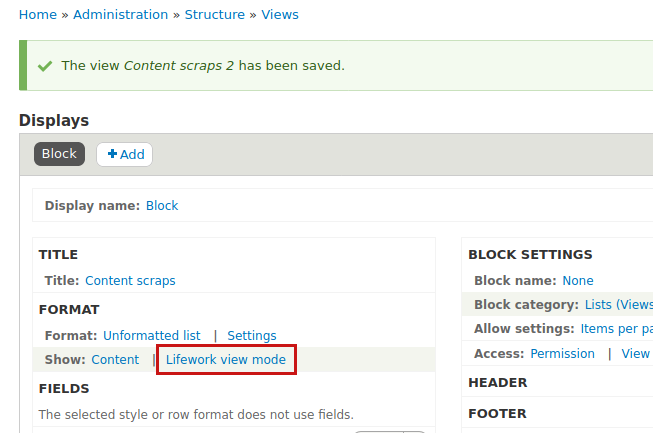 Drupal 8의 보기 모드란 무엇입니까?