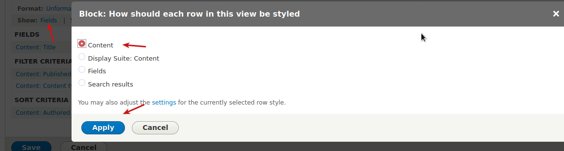Drupal 8의 보기 모드란 무엇입니까?