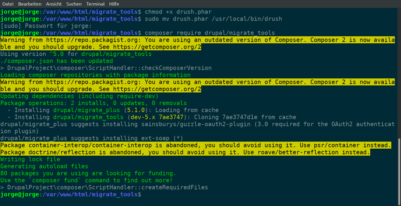 Drupal 8/9의 CSV 파일에서 데이터 마이그레이션