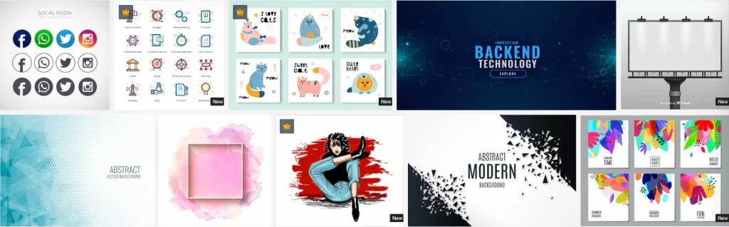 ภาพหน้าจอของ Freepik