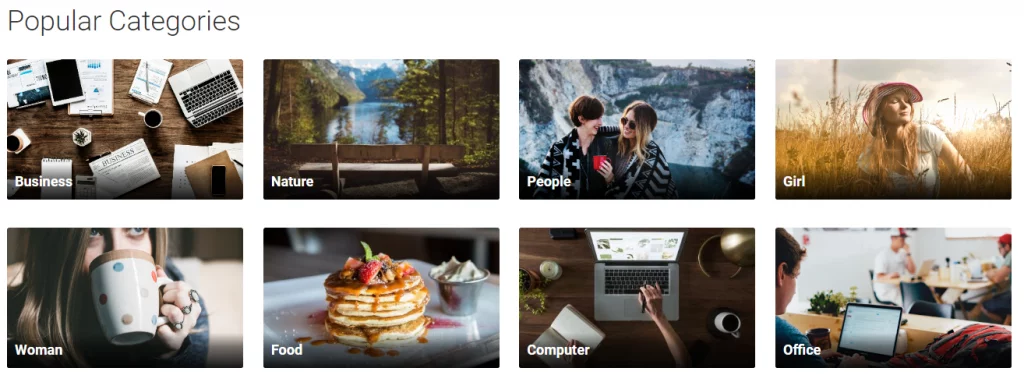 ภาพหน้าจอของ stocksnap.io