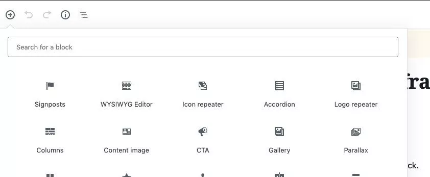 Blocchi Gutenberg personalizzati