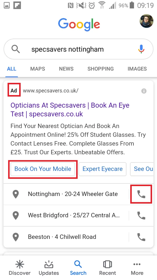Google Ads 預訂延期
