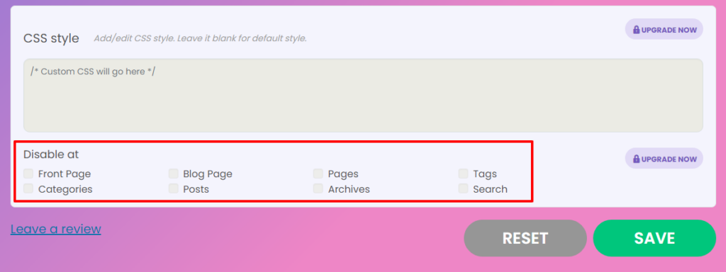 My Sticky Sidebar WordPress 插件设置页面 3