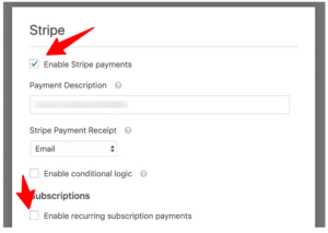 启用 Stripe 支付选项