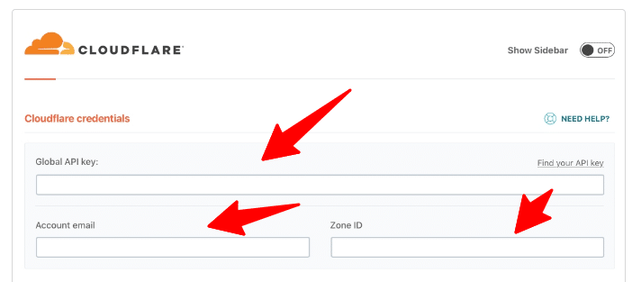 全局设置 Cloudflare