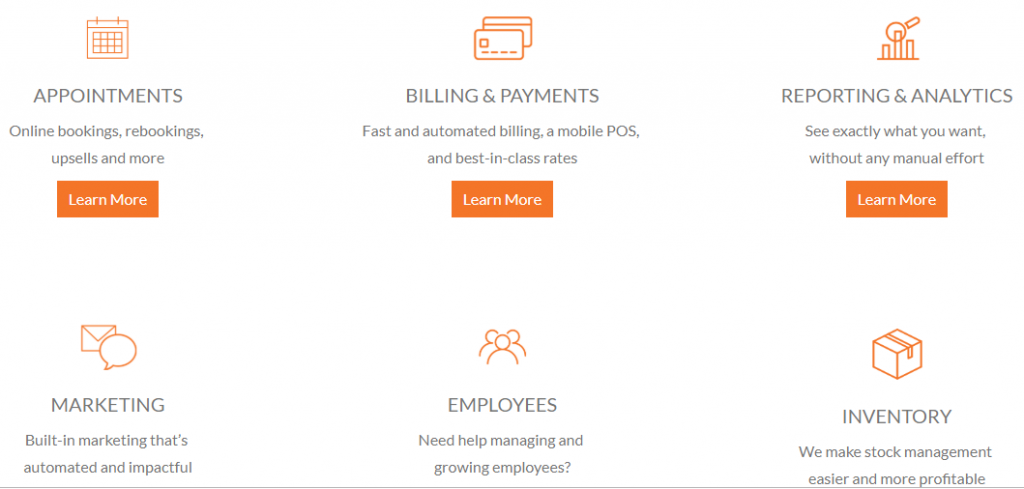 Fonctionnalités clés de Zenoti