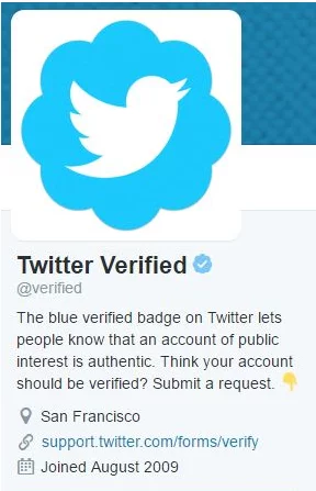 Zweryfikowano na Twitterze