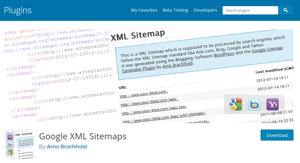Plugins WordPress para SEO - Google XML Sitemaps