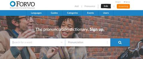 Forvo-Kamus pengucapan
