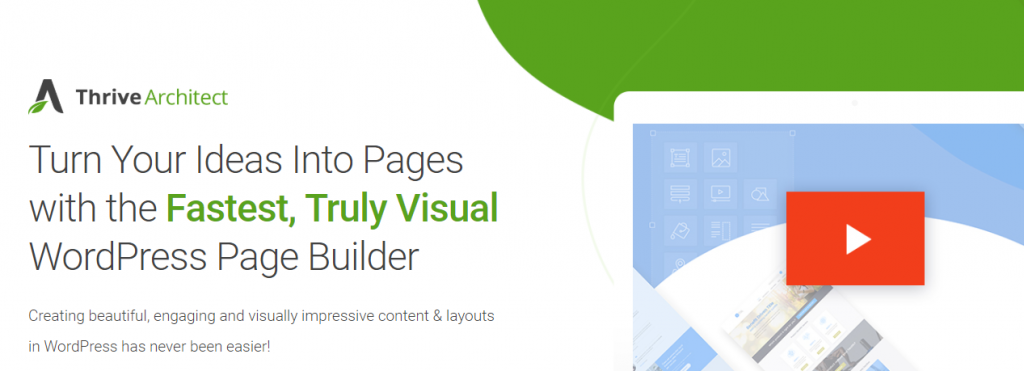 Thrive Architect — narzędzia do tworzenia stron typu „przeciągnij i upuść” dla WordPress