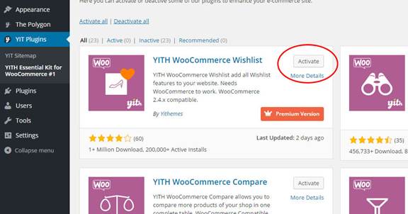 Бесплатная загрузка плагина и расширений woocommerce wordpress-YITH Essential Kit для WooCommerce #1