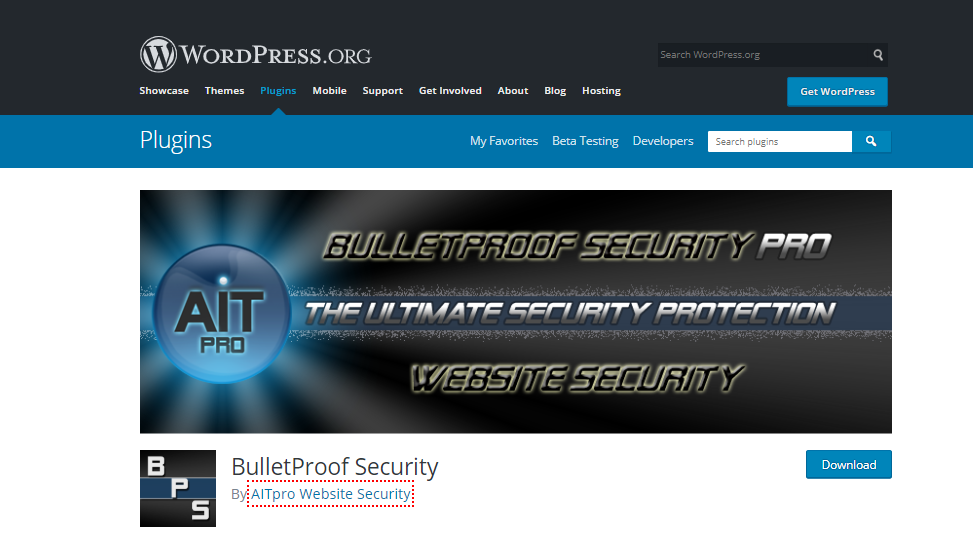 migliori plugin di sicurezza gratuiti per wordpress-BulletProof Security