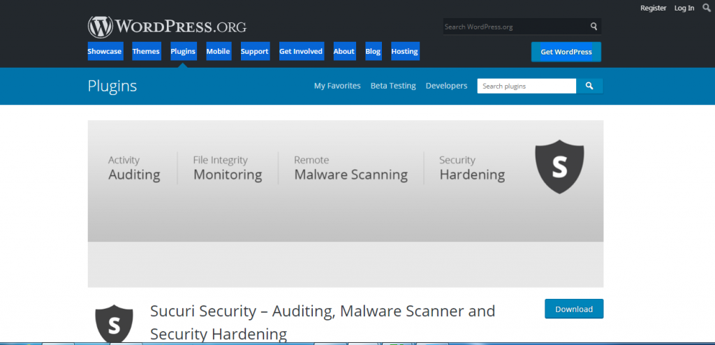 migliori plugin di sicurezza gratuiti per wordpress-Sucuri Security