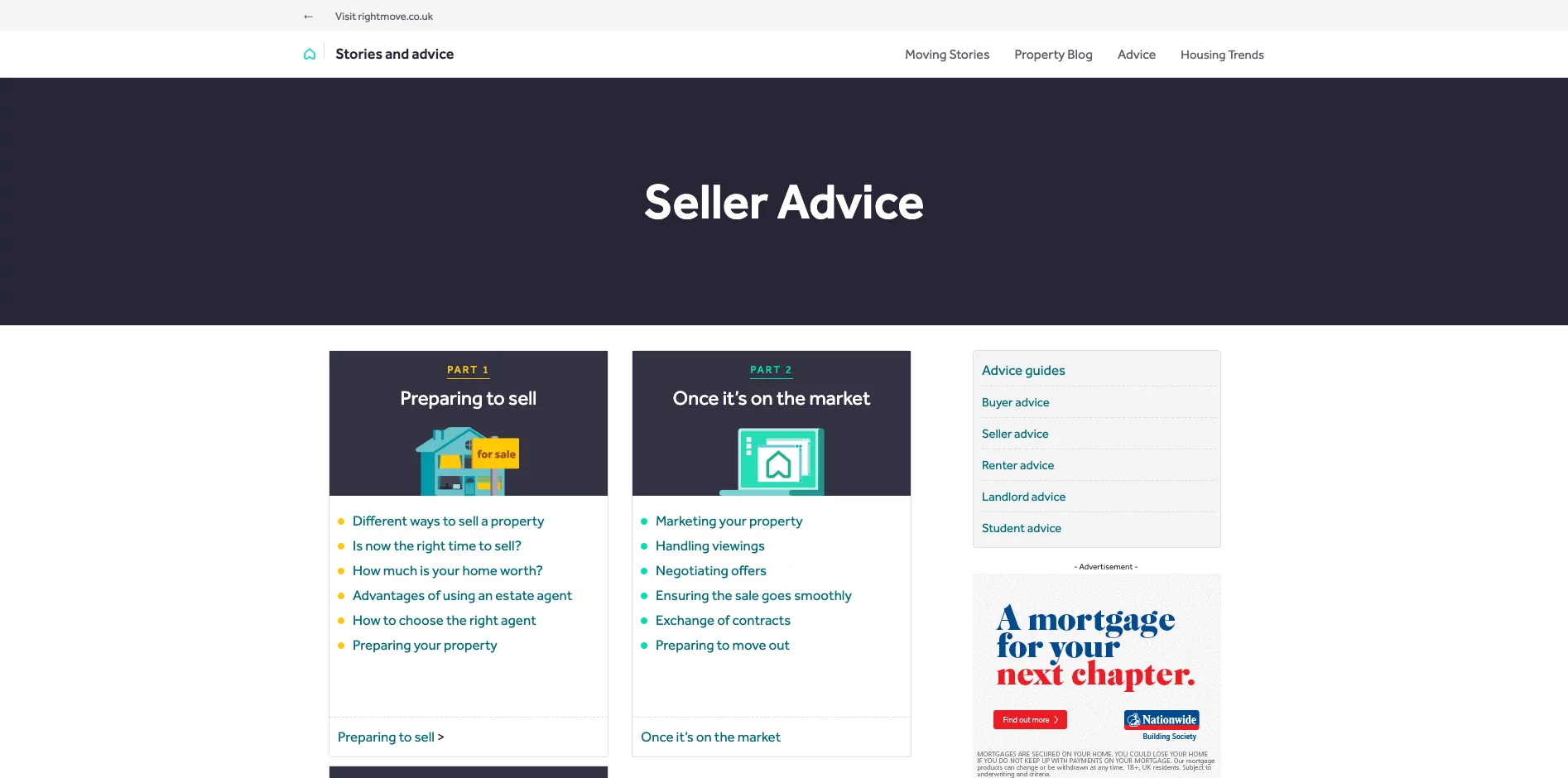 مركز محتوى Rightmove