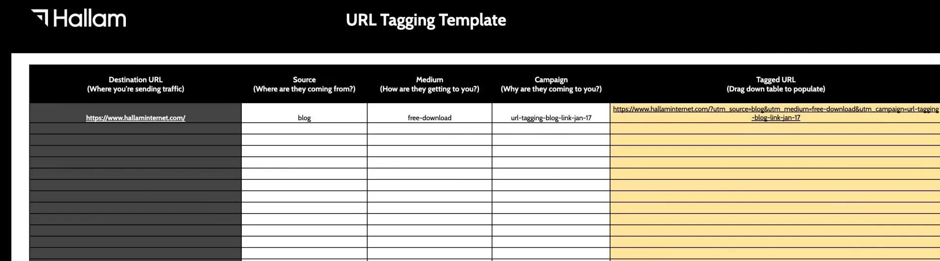 шаблон тегов url от Hallam