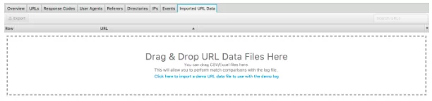 importuj indeksowanie do analizatora plików dziennika