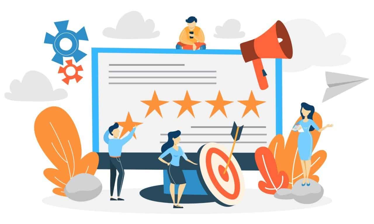 un grup de oameni care lucrează împreună pentru a arăta o voce autentică, care este cheia încrederii în brand