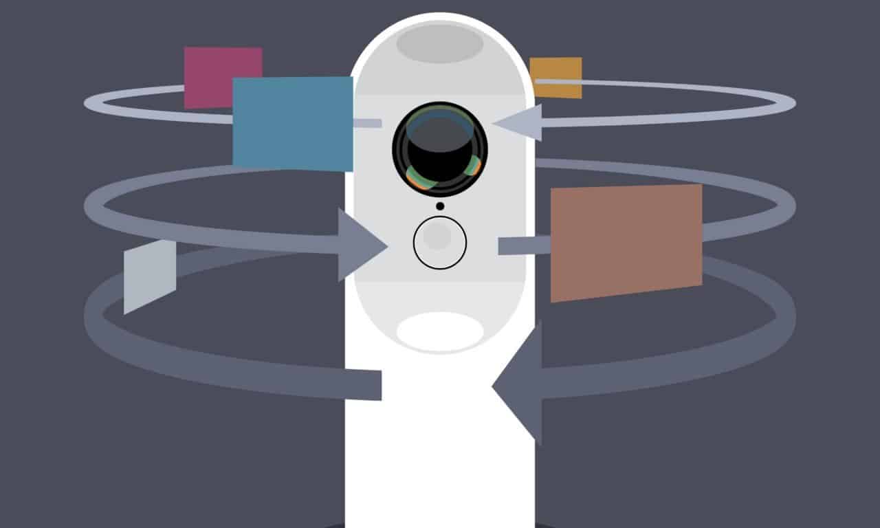 360 derecelik bir kamera görüntüsü