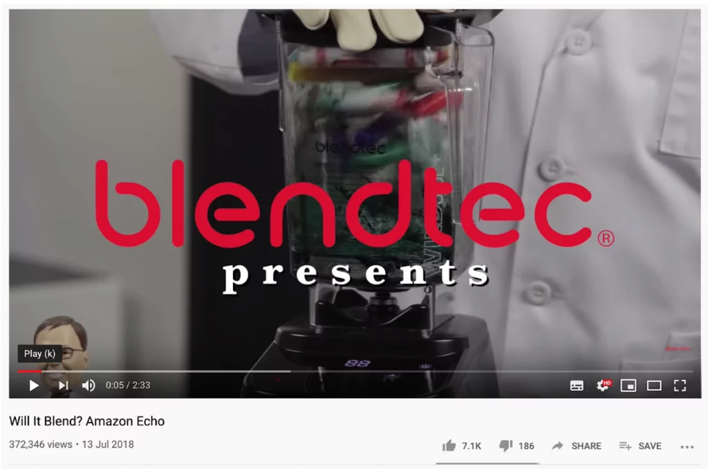 Blendtec - B2B 社交媒体策略