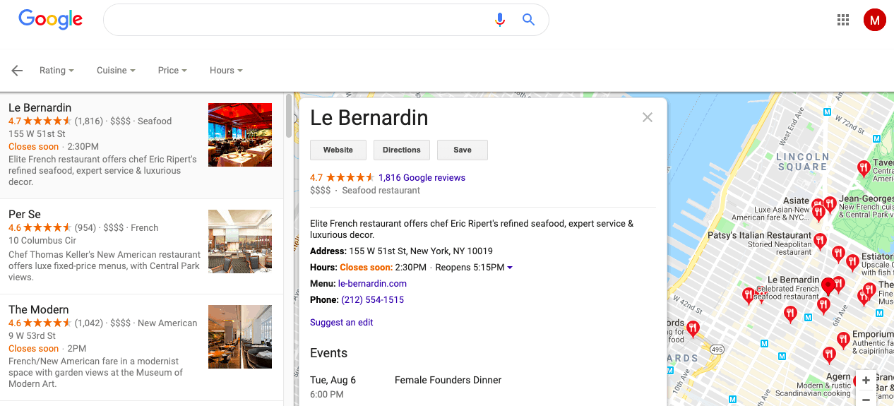 google benim işletmem - en iyi restoran inceleme siteleri