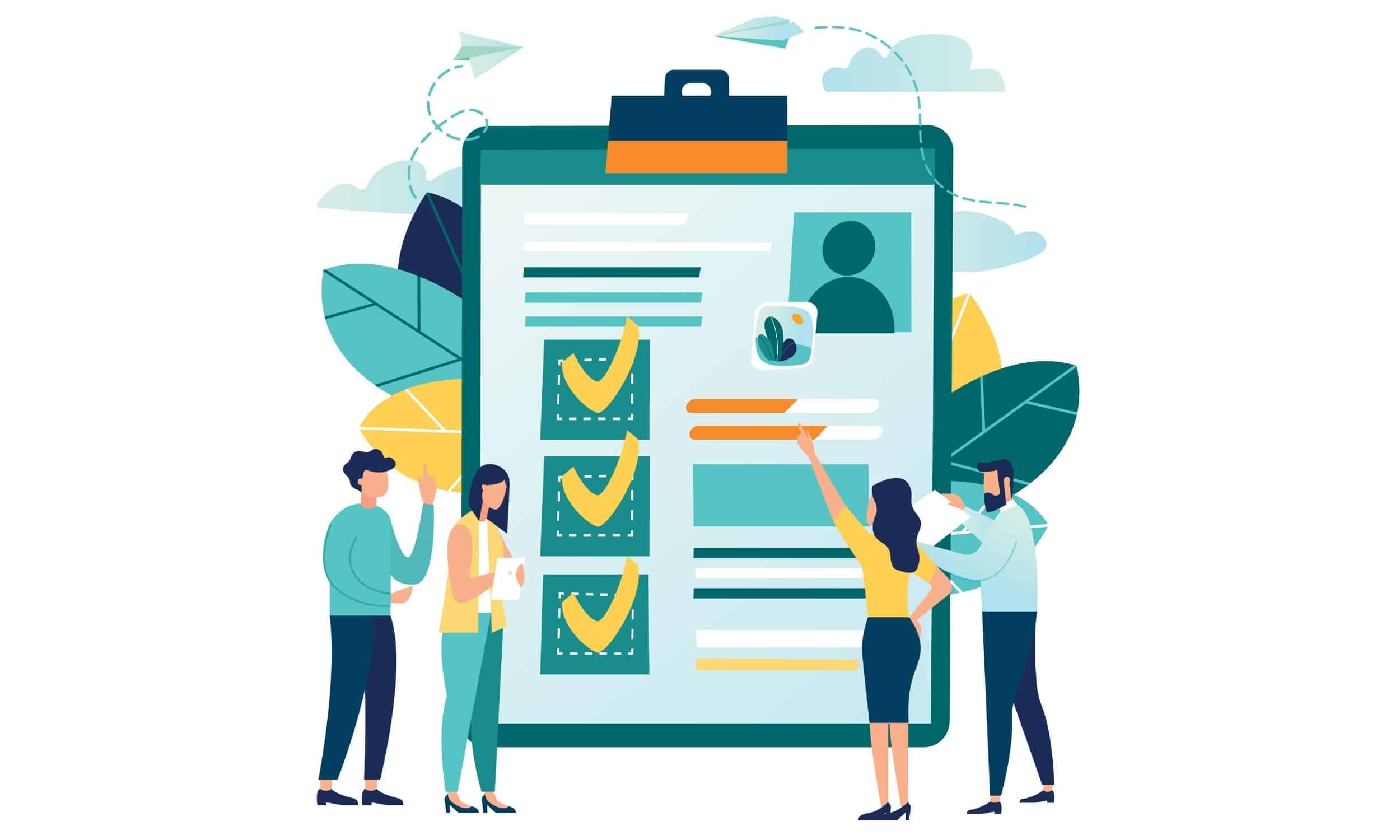 uma equipe trabalhando para reivindicar o painel de conhecimento do Google de sua marca