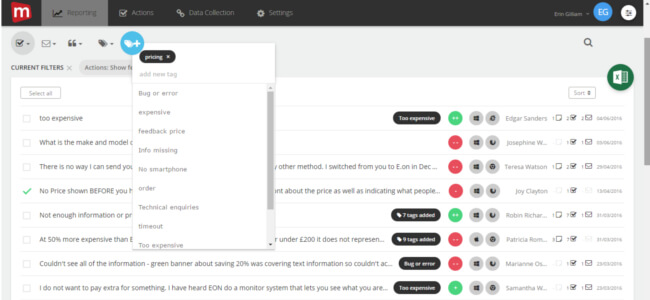 Mopinion: 4 skuteczne narzędzia do wprowadzania informacji zwrotnych w Internecie - Etykietowanie Mopinion