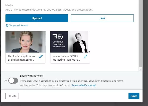 media yang melekat pada pengalaman