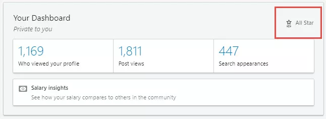 LinkedIn Semua Bintang Rating