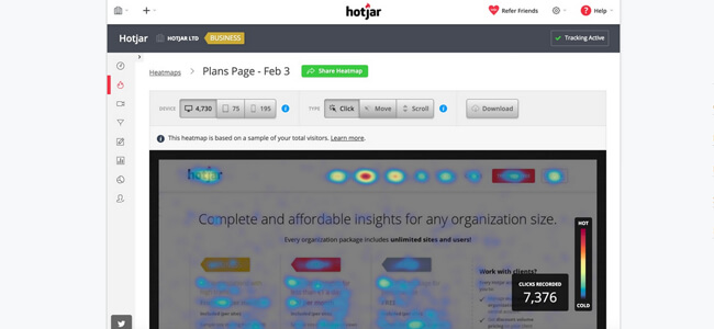 Mopinion: 28 narzędzi Voice of the Customer (VoC) - Hotjar