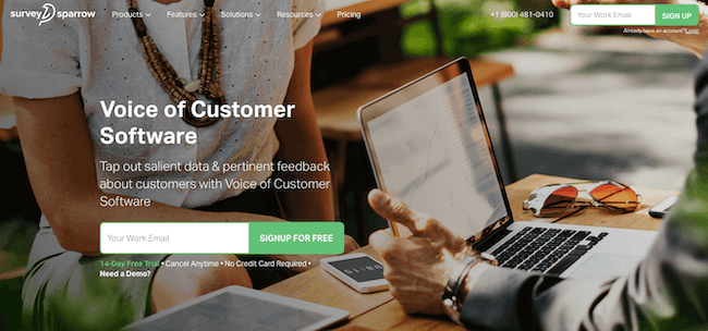 28 narzędzi Voice of the Customer (VoC): przegląd i porównanie — Ankieta Sparrow