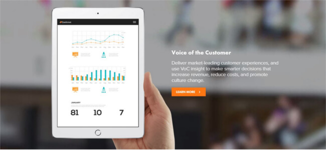 Mopinion: 28 narzędzi Voice of the Customer (VoC) - Confirmit