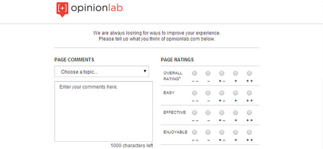 Mopinion: 28 narzędzi Voice of the Customer (VoC) - OpinionLab