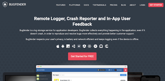17 大最佳錯誤跟踪工具：概述 - Bugfender
