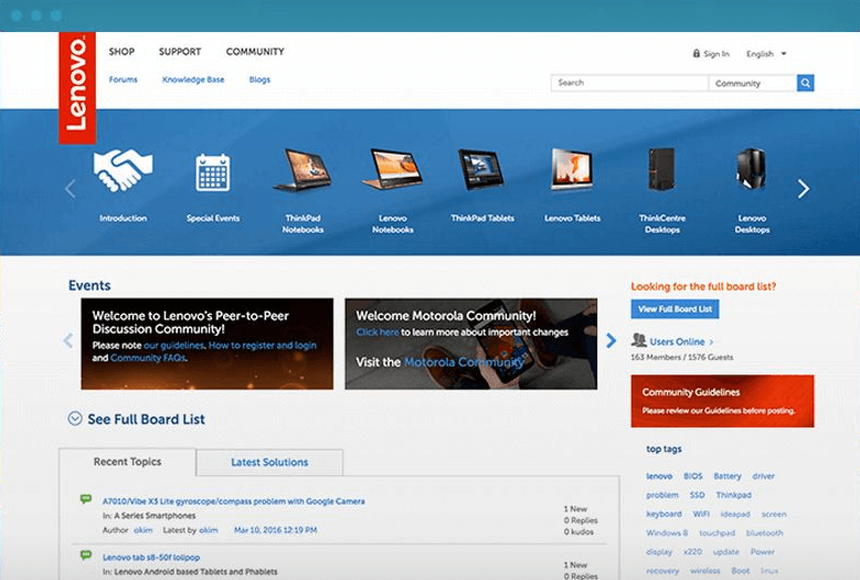 Mopinion: 상위 23개 온라인 커뮤니티 및 소셜 비즈니스 소프트웨어 - 리튬