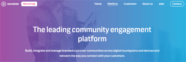 Mopinion: 상위 23개 온라인 커뮤니티 및 소셜 비즈니스 소프트웨어 - InSided