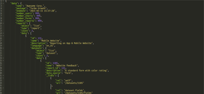 Mopinion: 3 sposoby zbierania opinii w aplikacji: widoki internetowe, pakiety SDK i interfejsy API — próbka interfejsu API